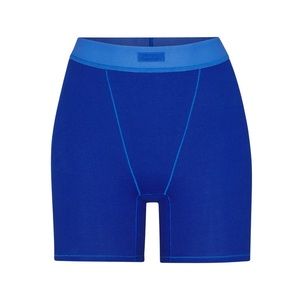 Skims Cobalt Cotton Rib Boxer